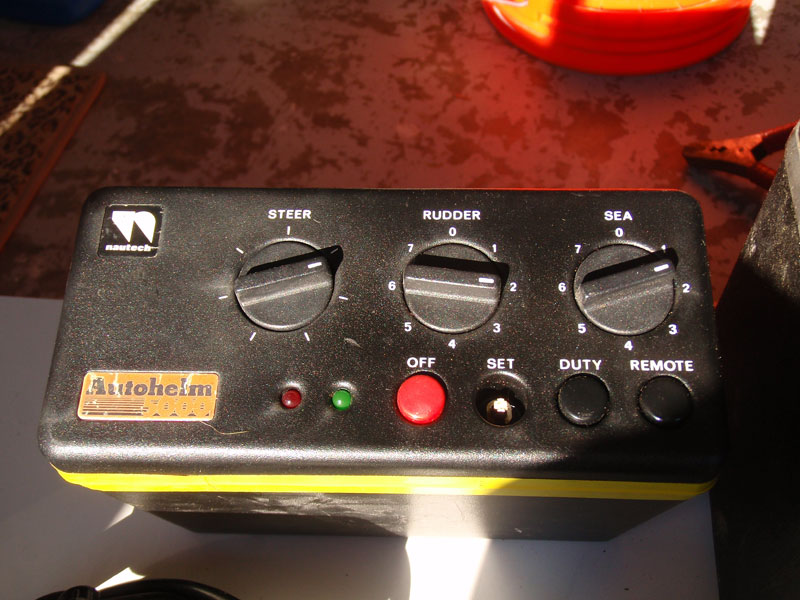system for the boat, should the on-board Robertson autopilot fail