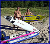 Ralph & Marcos windsurfing lake michigan